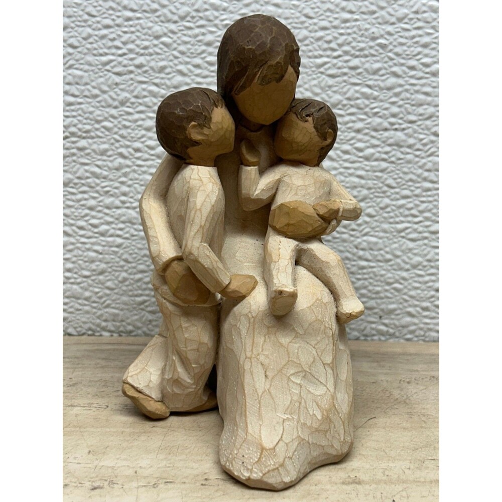 2000 Willow Tree "Quietly" Resin Figurine Hand Painted Sculpture By Susan Lordi
